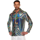 Camisa de discoteca holográfica