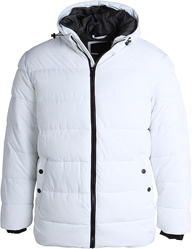 Plumífero Grueso Sólido Blanco