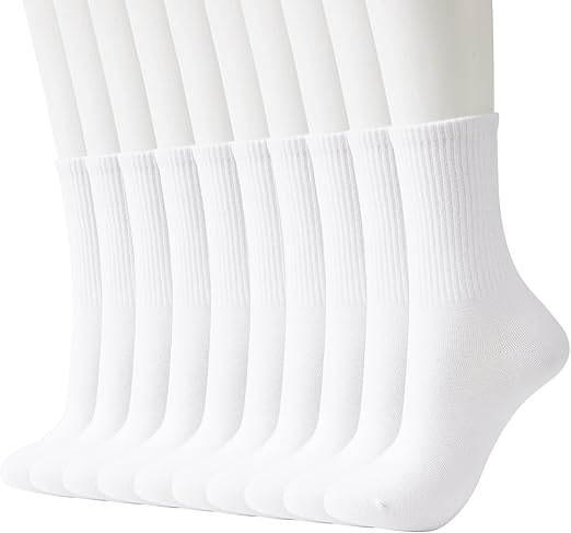 Calcetines de tripulación de 6 pares para mujer