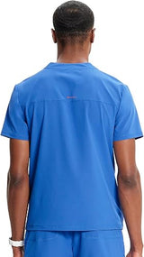 Camiseta de hombre con media cremallera - Azul royal