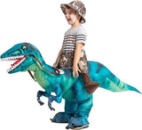 48" Tall Inflatable Dinosaur Rider Costume for Kids