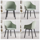 Nordic Style PP Plastic Dining Chair Grey