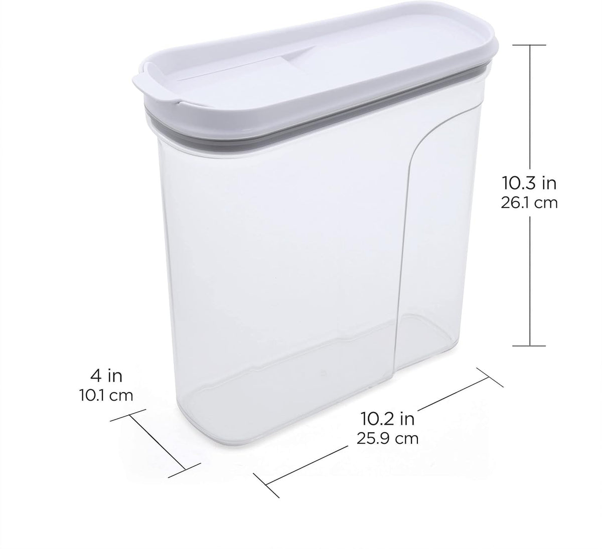 Clear Cereal Container 3.69QT