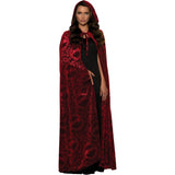 Capa con Capucha de Vampiro Roja