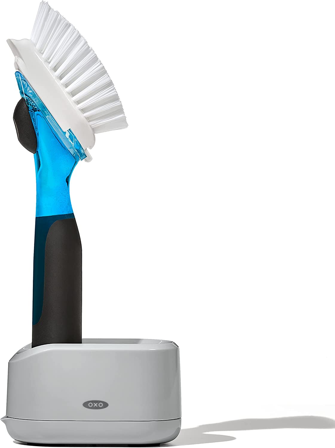 OXO Good Grips Set de almacenamiento para cepillo lavavajillas dispensador de jabón