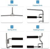 8-tier folding clothes rack