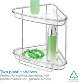 Estante de tocador de 2 niveles RPET Clarity