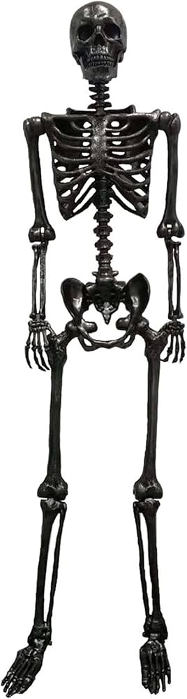 Esqueleto de Huesos Malvados de Luz Negra 16"