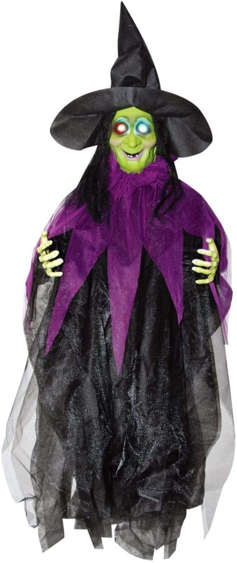 Bruja luminosa colgante de 91 cm