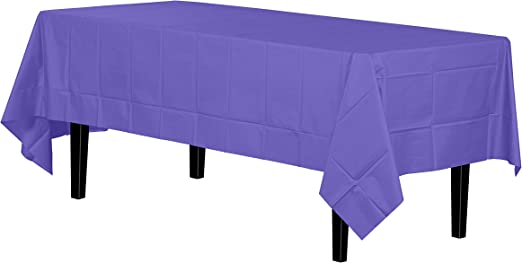 54" X 108" Table cover 0.075mm Purple