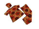 Conjunto Niño Flores Naranja (Etnia Negra)