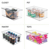 Caja de zapatos para armario - Zapatos de tacón de cuña transparentes