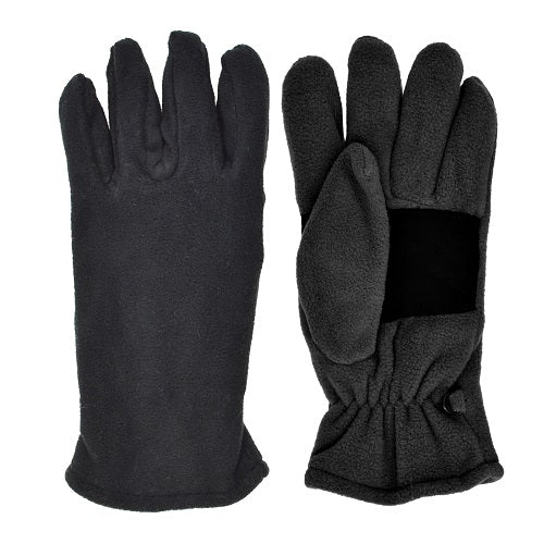 GUANTES DE MICROFORRO POLAR SÚPER SUAVES - SOLO EN NEGRO