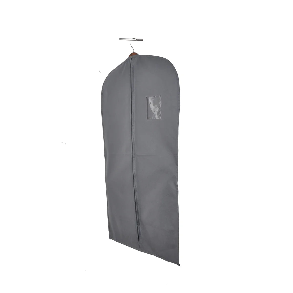 Bolsa para Traje de Tela No Tejida con Cremallera Negra de 23.65" x 36.25"