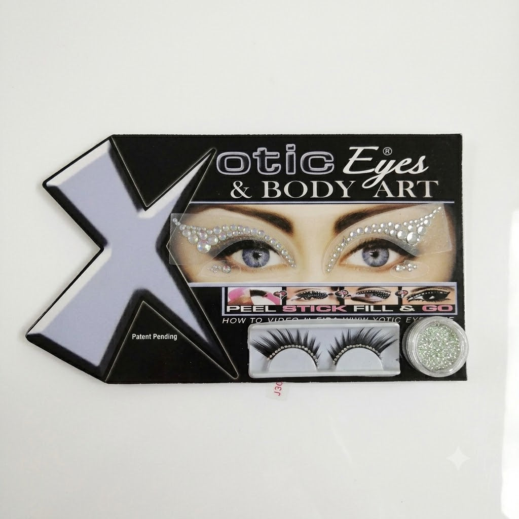Set de arte para ojos y cuerpo Blanco