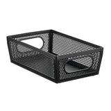 Papelera negra de 10x6x3
