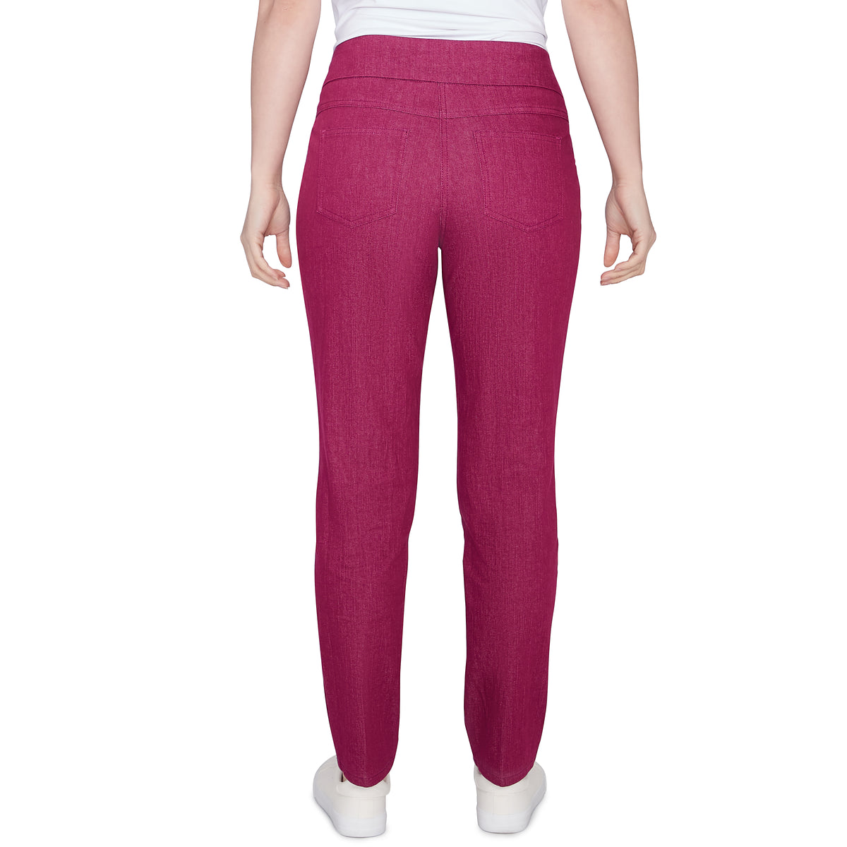 Pant Colored Denim Bordeaux - Ruby Rd