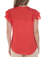 Blouse Poppy Red  - Zac & Rachel