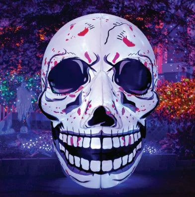 Calavera inflable de Halloween de 3.6 M DE ALTO