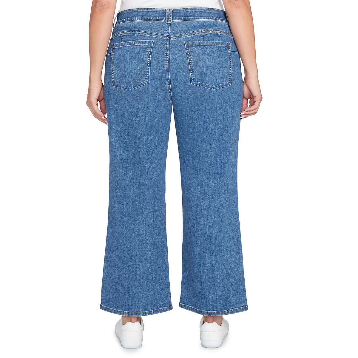 Jeans Anchos de Bota Plus de Stovepipe Índigo claro - Ruby Rd