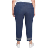 Plus Pull On Extra Stretch Foiled Jeans   - Ruby Rd