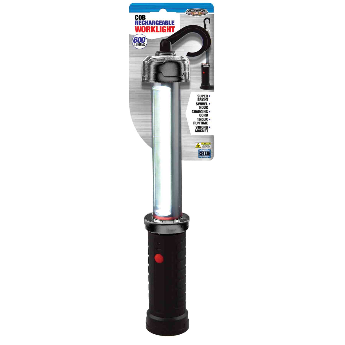 Luz de trabajo recargable COB de 600 lúmenes