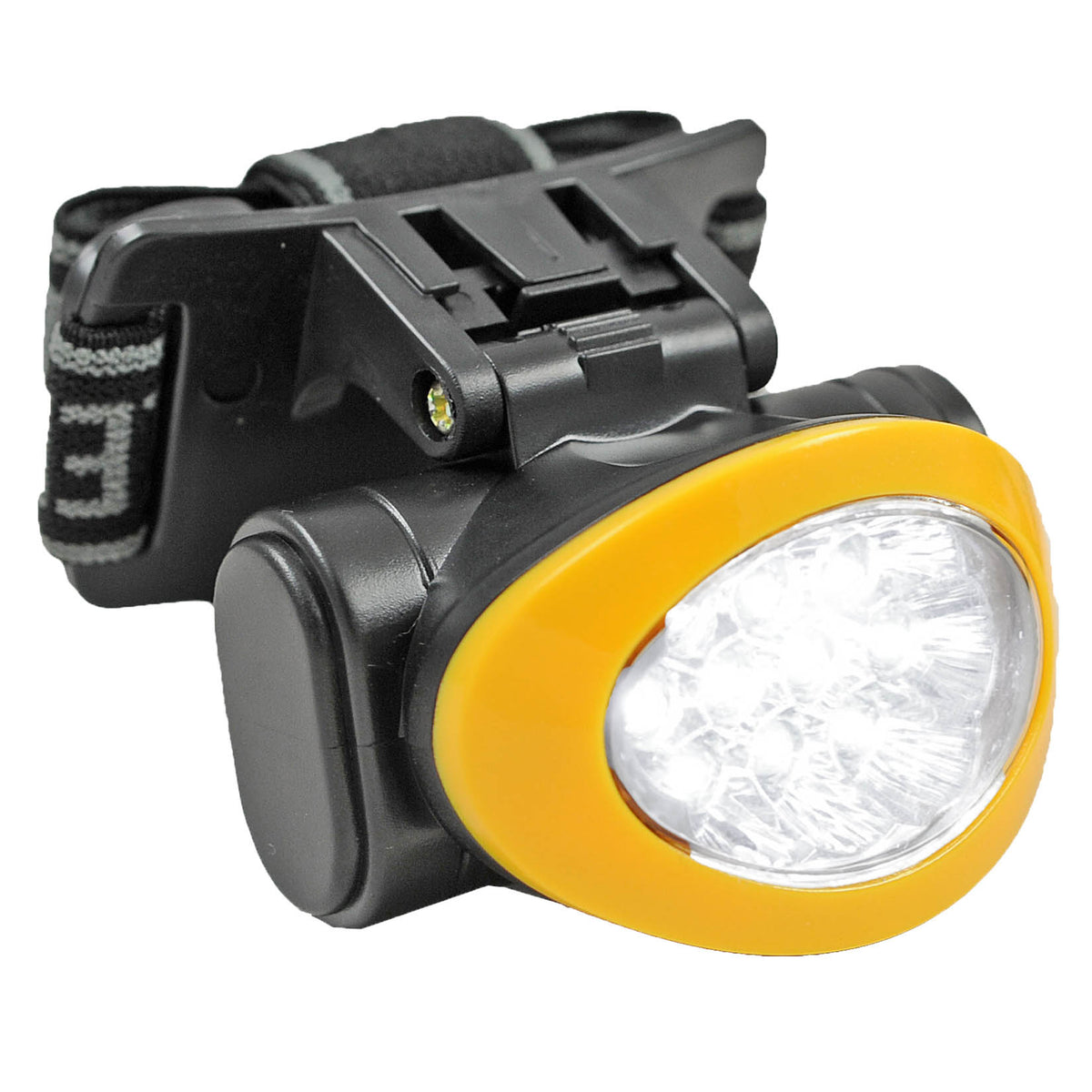 Linterna frontal de 10 LED con 3 funciones