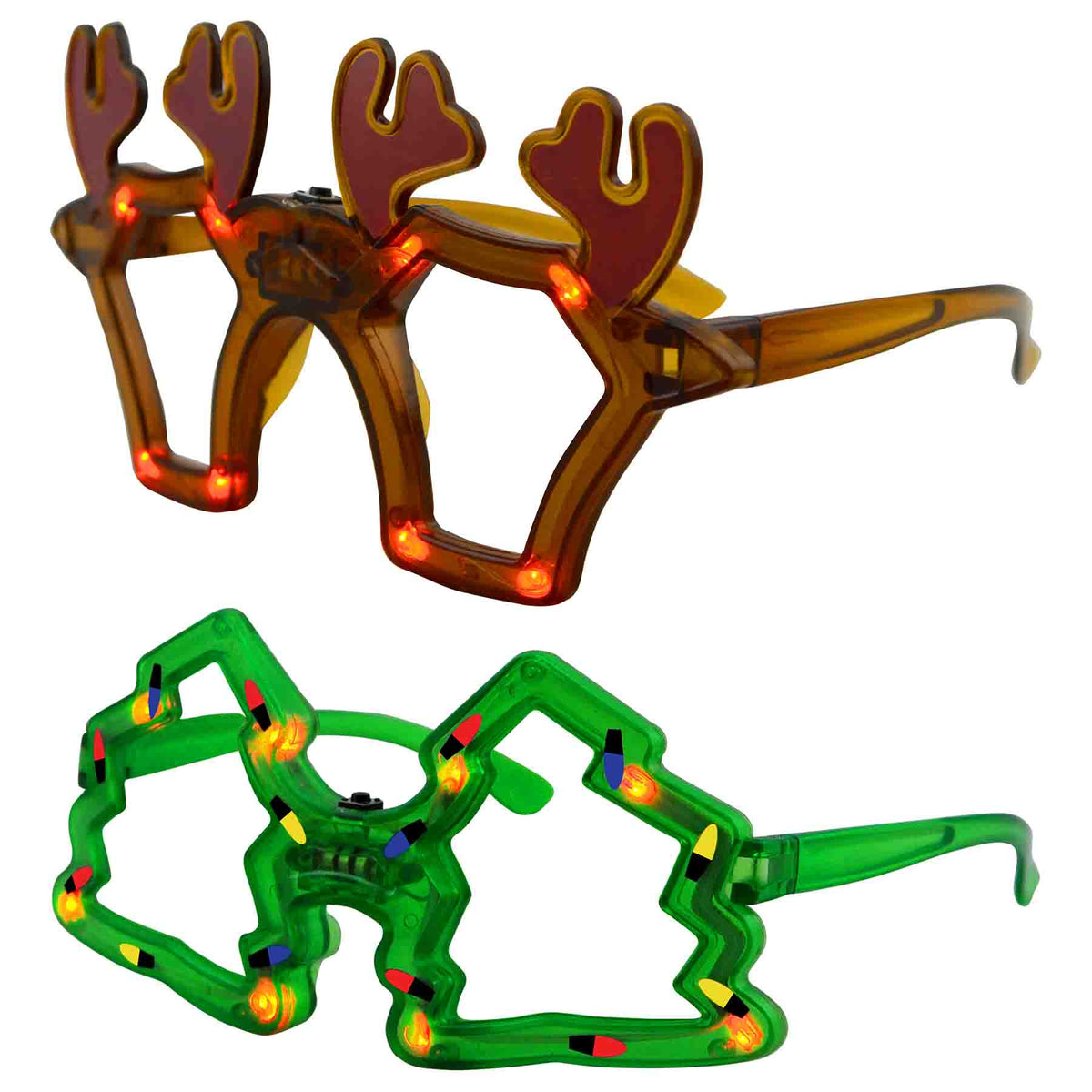 Gafas de Navidad LED Iluminadas