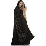 Capa con capucha de vampiro negra