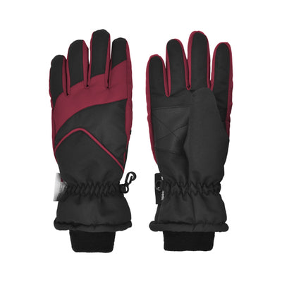 Guantes de esquí de rombos Diamond Ripstop rojos para mujer