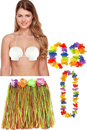 Hawaiiano-conjunto de 3 piezas de sujetador