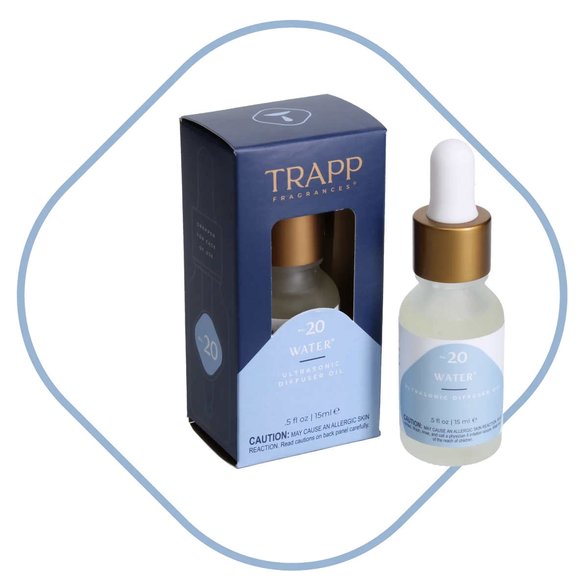 No. 20 Agua 0.5 oz. Aceite para difusor ultrasónico