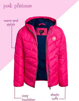 Solid Faux Packable Midwt Jacket Hot Pink