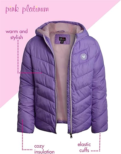 Solid Faux Packable Midwt Jacket Hot Purple