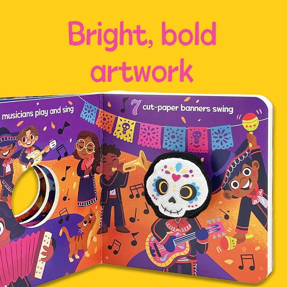 Libro de perritos de juguete del Día de los Muertos