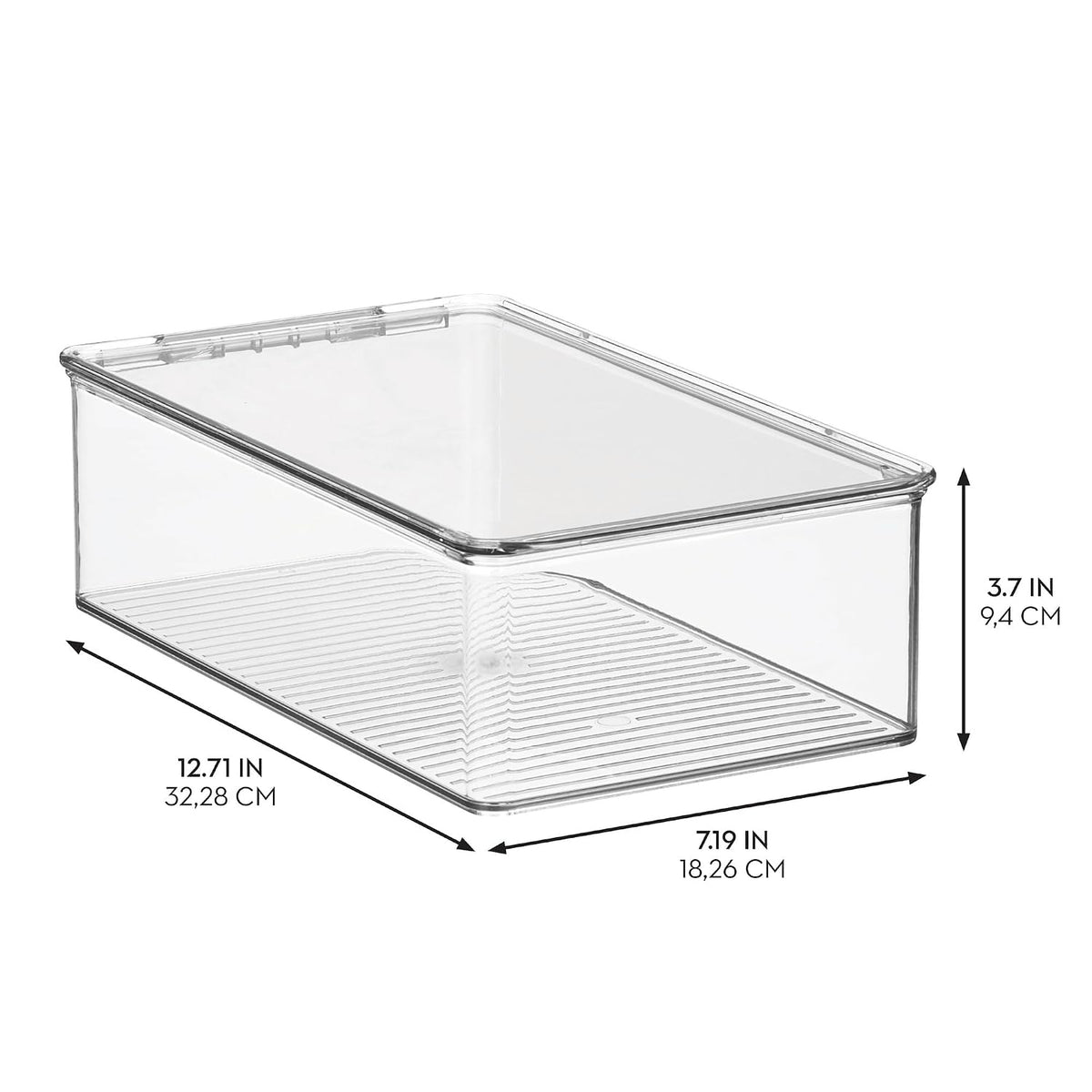 Caja de zapatos para armario - Zapatos de tacón de cuña transparentes