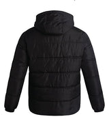 Double Needle Quilted Puffer Black