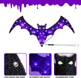 Bat w/Light  27.6" x 18.1" x 2"