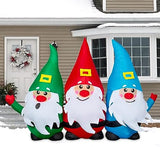8 FT Tall Inflatable Santa Claus Outdoor Decoration Gnomes Blow
