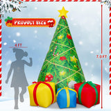 Árbol de Navidad hinchable de 2,13 m