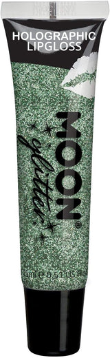 Holographic Fine Glitter Lipgloss,5g green