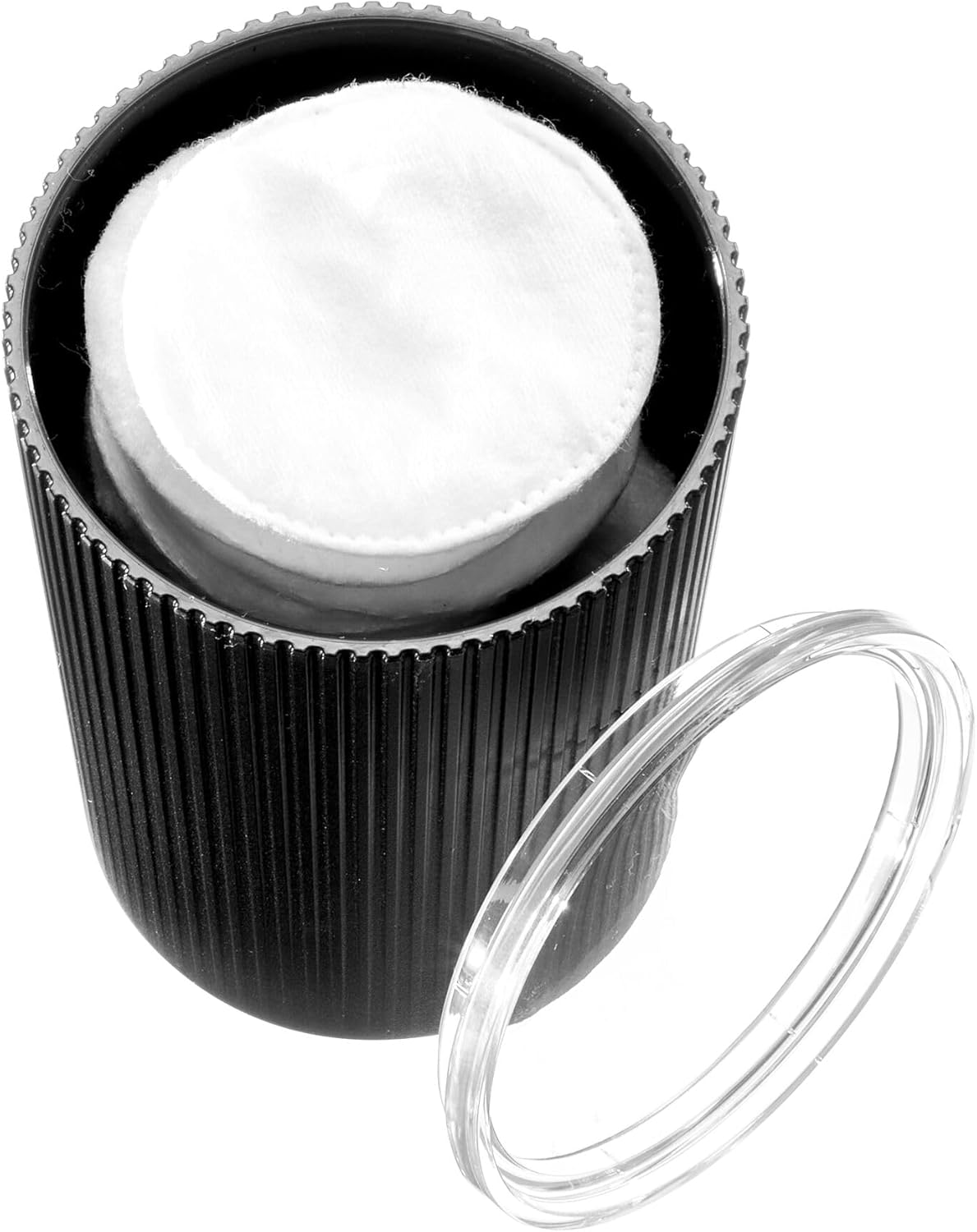 Fluted Canister Black