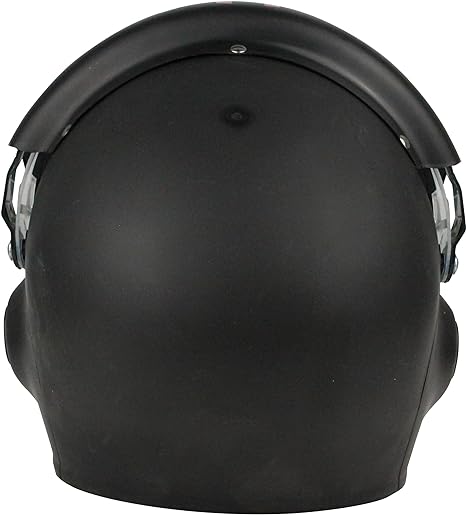 Casco de piloto de caza a reacción negro Deluxe ajustable para adulto