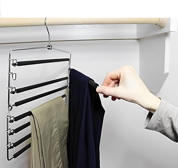 8-tier folding clothes rack
