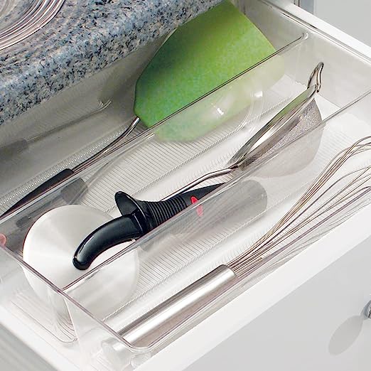 Linus Deep Organizador de Utensilios Transparente 26,67 x 34,92 x 7,62 cm