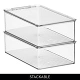 Caja de zapatos para armario - Zapatos de tacón de cuña transparentes