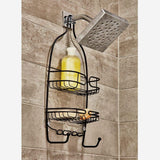 Organizador de ducha Neo negro mate
