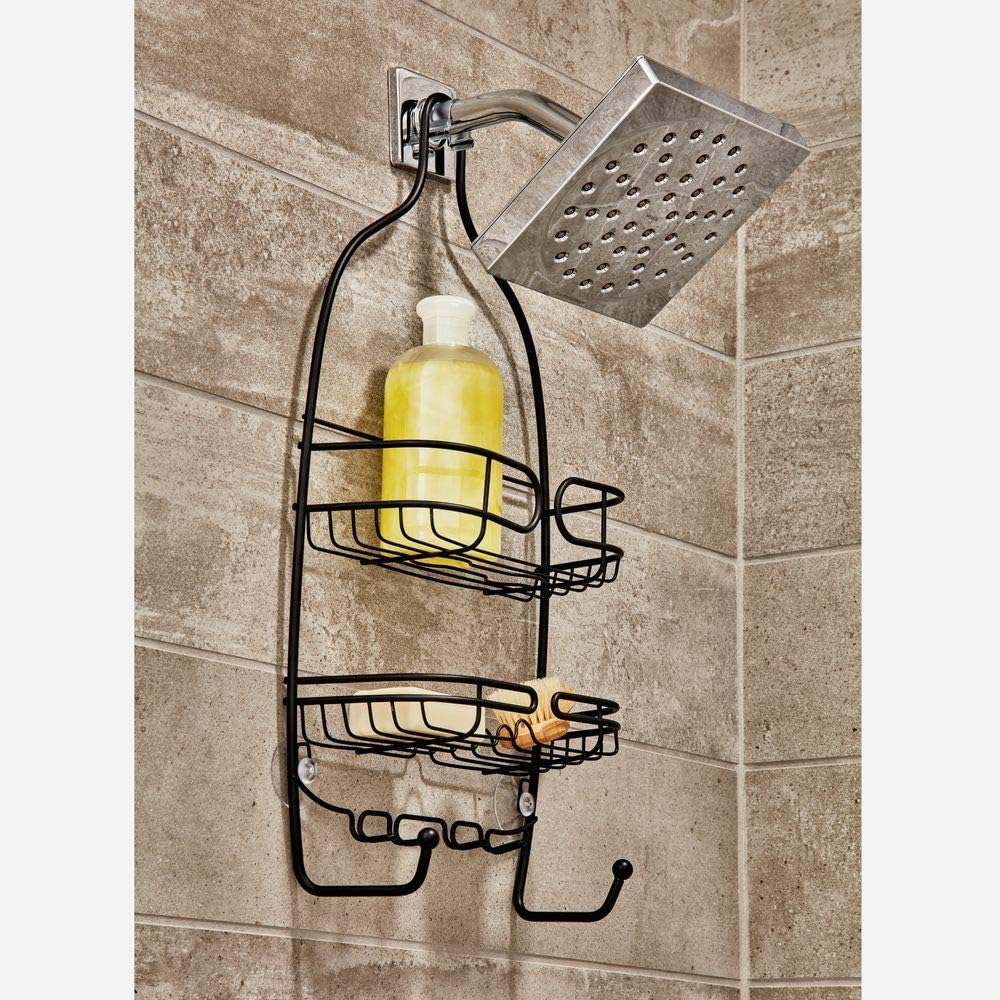 Organizador de ducha Neo negro mate