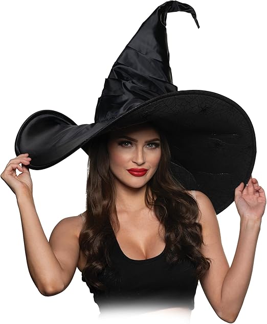 Sombrero de Bruja Curvo Gigante