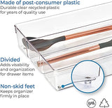 Linus Deep Organizador de Utensilios Transparente 26,67 x 34,92 x 7,62 cm